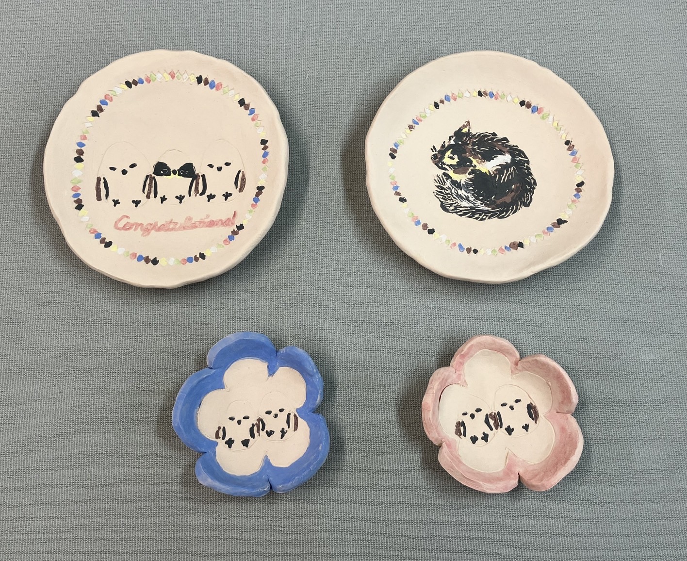 絵付け後の作品をご紹介✨